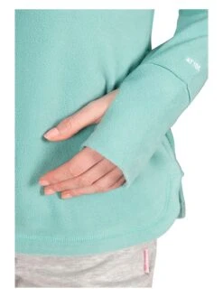 TRESPASS Fleecehoodie "Janella" In Türkis -Damenbekleidung trespass fleecehoodie janella in turkis 4