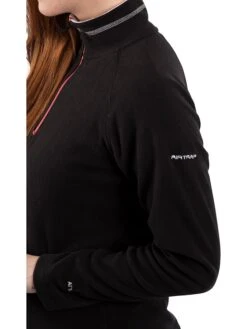TRESPASS Fleecepullover "Skylar" In Schwarz -Damenbekleidung trespass fleecepullover skylar in schwarz 2
