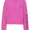 True Religion Sweatshirt In Pink -Damenbekleidung true religion sweatshirt in pink