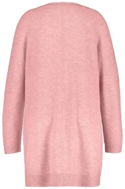 Ulla Popken Strickjacke V-Ausschnitt A-Linie Knöpfe In Rot -Damenbekleidung ulla popken strickjacke v ausschnitt a linie knopfe in rot 2