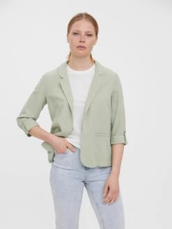 Vero Moda Blazer "Jesmilo" In Hellgrün -Damenbekleidung vero moda blazer jesmilo in hellgrun 3