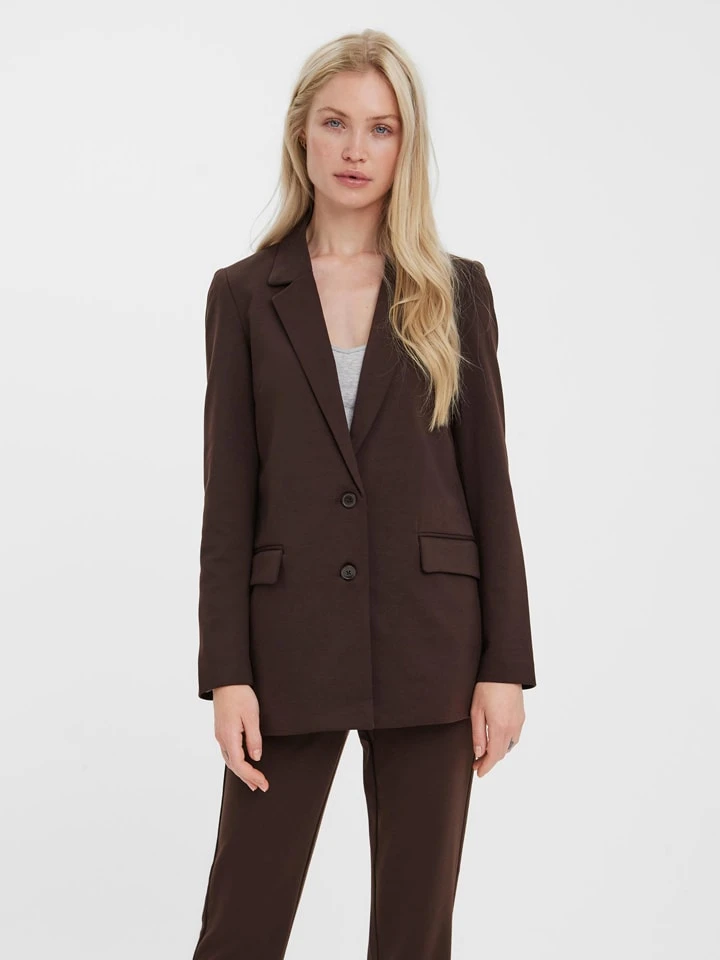 Vero Moda Blazer "Lucca" In Dunkelbraun 4 Vero Moda Blazer "Lucca" In Dunkelbraun – Bild 2