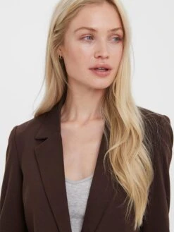 Vero Moda Blazer "Lucca" In Dunkelbraun 11 Vero Moda Blazer "Lucca" In Dunkelbraun -Damenbekleidung vero moda blazer lucca in dunkelbraun 4
