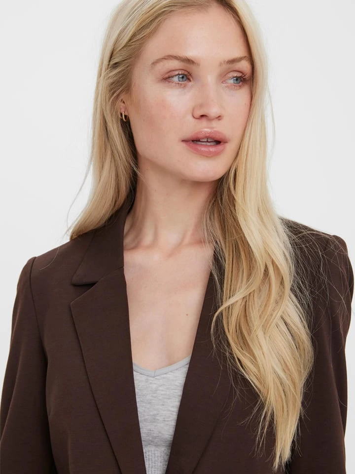 Vero Moda Blazer "Lucca" In Dunkelbraun 7 Vero Moda Blazer "Lucca" In Dunkelbraun – Bild 5