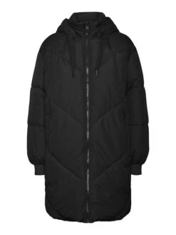 Vero Moda Steppmantel "Beverly" In Schwarz -Damenbekleidung vero moda steppmantel beverly in schwarz 3