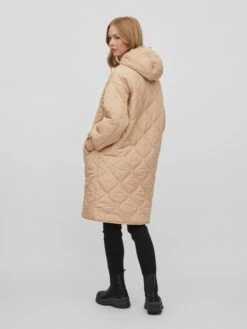 Vila Steppjacke "Vithora" In Beige -Damenbekleidung vila steppjacke vithora in beige 4