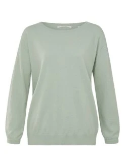 Sweatshirt In Hellgrün