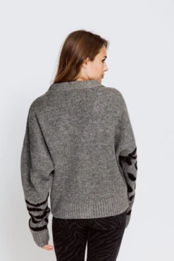 Cardigan KENDARI In Grau -Damenbekleidung zhrill cardigan kendari in grau 3