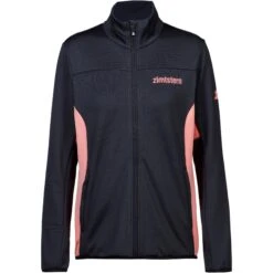 Zimtstern Fleecejacke Albiz In Pirate Black-burnt Coral