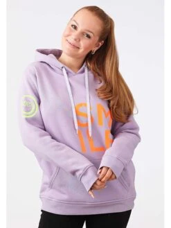 Hoodie "Alissa" In FLieder -Damenbekleidung zwillingsherz hoodie alissa in flieder 2