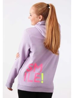 Hoodie "Alissa" In FLieder -Damenbekleidung zwillingsherz hoodie alissa in flieder 3