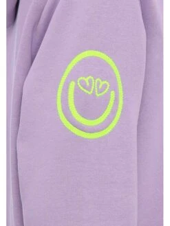 Hoodie "Alissa" In FLieder -Damenbekleidung zwillingsherz hoodie alissa in flieder 4