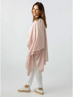 Poncho "Luxury" In Rosa
